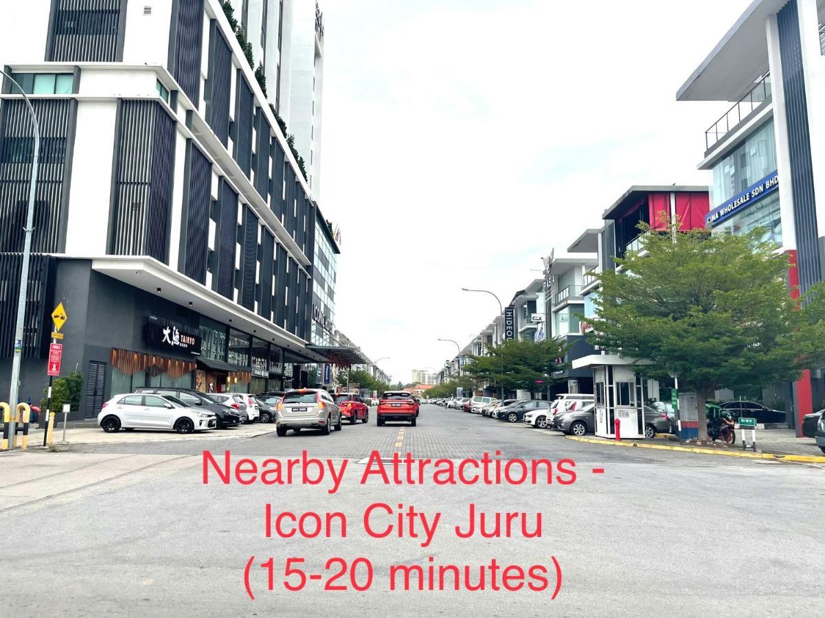 Cozy Murni 14Th Entire 3 Bedroom House At Alma Bkt Mertajam 메르타잠 외부 사진